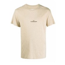 메종마르지엘라 21FW 자수 로고 티셔츠 베이지 S50GC0659 S23984 114M