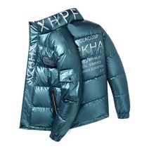 MOTRIA 몬테리아 광택 소매포켓 프린팅 패딩점퍼 겨울 남자 남성 빅사이즈