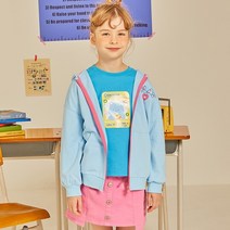 [신디키즈] 체크 나염 미쮸 후드 집업 CIJM21301_7358