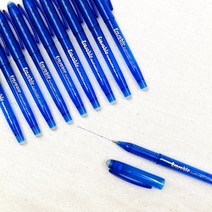 마미쏘잉/ 바로수정되는 지우개 열펜 10개/ 프랑스자수 퀼트/ 자수도안용 원단용펜, 블루10개
