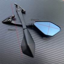 야마하 XMAX 300 400 125 250 2017 2018 2019 YZF R3 R25 2015 2016 오토바이 사이드 미러 접이식 백미러, 7.G, 1개