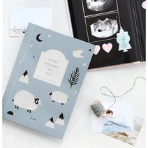 아기 포토북 태아 초음파 보관 앨범 태교 앨범 스티커 케이스 포함 국산, 램