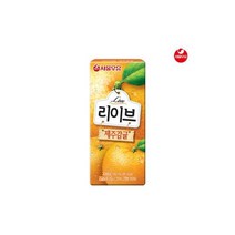 서울 딸기우유 200ml X 24팩 멸균우유, 서울 리이브제주감귤 190ml X 24팩/주스/우유