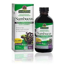 삼부커스 Nature s Answer Sambucus 16oz, 원래의, 4 Fl Oz(1팩)