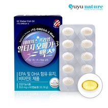 오메가스리 오메가쓰리 오메가3리 유유네이처 네이처스 프라임 알티지 오메가3 맥스, 1개