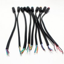 배달전기자전거 2Pcs M8 2 3 4 5 6 핀 전기 자전거 플러그 커넥터 배선 라인 스쿠터 브레이크 케이블 Pluge, 03 Female, 03 4Pin