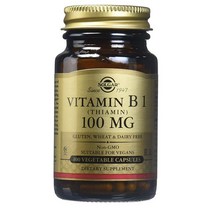 솔가 비타민 B1 티아민 HCI 100정, 1개, 100캡슐
