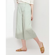 [정품인증] 260305 닥스 여성 [ST.IVES]그린 단색 리넨혼방 밴딩팬츠 DLPA3B407E1