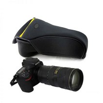 휴대용 카메라 가방보호 파우치 커버 소프트 내부 가방 D600 D610 D800 D810 D850 D750 D700 D300 70200mm 80400, 02 Dslr case with Strap