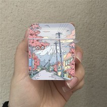 에어팟 프로 케이스 커버 투명 가죽 실리콘 충전 INS-한국 애니메이션 선셋 풍경 1 2 3 무선 헤드폰 이어폰 액세서리, [02] For Airpods Pro, [04] -1