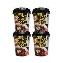 [더시선] 뽀로로 떡뽁이 짜장맛 120g x 4컵
