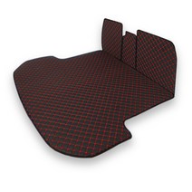 GMZ_3D 퀼팅가죽 트렁크매트 풀세트_캡티바, 블랙