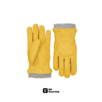 헤스트라 남성 방한 사슴가죽장갑 오토바이 자전거 내추럴옐로우