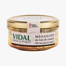 VIDAL 비달 프랑스 오리 푸아그라 메달리온 110g, 1개