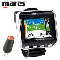 마레스 다이브 컴퓨터 제니우스 LED 탱크 모듈 포함, 없음