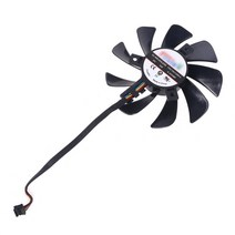 cpu 쿨러 노트북 CF9010H12S RX 480 470 XFX R9 390X/390 8G RX470 비디오 카드 냉 용 VGA GPU 그래 팬, Black