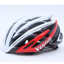 벤투스 자전거헬멧 초경량헬멧210g MTB 로드용헬멧, 벤투스_화이트레드