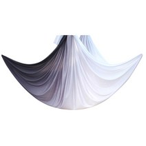 요가용품 홈트레이닝기구 운동밴드 필라테스 기구 곡예 댄스 에어 요가 공중 해먹용 실크 장비 8 미터 스, 07 black light