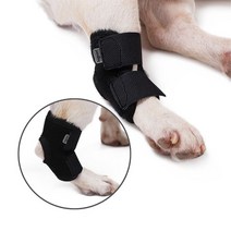 애구애구 강아지 슬개골 보호대 무릎 S M L XL 관절, 1개, 블랙 L