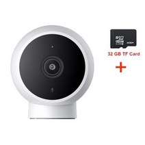 아기캠 베이비 펫캠 가정용CCTV Xiaomi-스마트 카메라 360 Mi Home Baby Monitor 2K Pro 1296P HD WiFi 비디오 감시 웹캠 야간 투시경 보안, 2K 카메라 32GB_원래 미국 플러그 | 중국