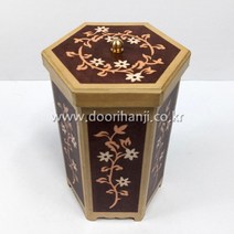 한지 찻통 DIY 한지공예 만들기세트 두리한지공방, 12.찻통(대-1)_갈색