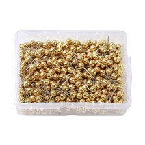 코르크 콜크 보드판 까꿍판 환경판 메모판 메뉴판 1000PCS 맵 압정 푸시 핀 4MM 6MM 플라스틱 헤드 스틸 포, 02 금_02 4mm