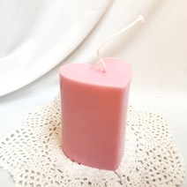 향기에반하다 하트 롱 기둥 PC몰드 소이캔들 양초 만들기 DIY 재료, 하트 롱 기둥 PC몰드+소이필라왁스 1kg