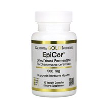 캘리포니아골드뉴트리션 Epicor 건조효모 발효액 500mg 30베지캡슐, 30정