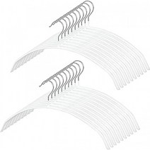 StorageWorks 옷걸이 변형 방지 미끄럼 방지 공간 절약 아치형 디자인 주름 자국이 남지 않음 세탁, 1, 단일옵션