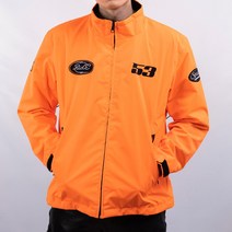 서킷 바람막이 자켓 오렌지 남여공용, 3XL, 그레이