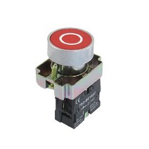 uxcell 22mm NC N/C Red Sign Momentary Push Button Switch 600V 10A ZB2-BA4322, 1