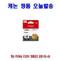 [CC전산] CANON PIXMA E3391 정품잉크 검정 PG-49, 본상품선택, 본상품선택