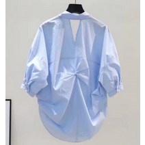 드레스허그 뒷꼬임 셔링 2color 남방