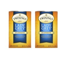 트와이닝 레이디 그레이 홍차 디카페인 20티백 40g Twinings Lady Grey Black Tea Decaffeinated, 2팩