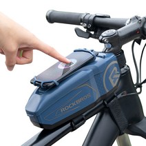 락브로스 하드팩 탑튜브 핸드폰 가방 자전거 프레임 백 앞, 화이트