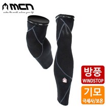 MCN 방풍기모 다리토시 블랙 아웃밴드 기모레그워머, S, 1개