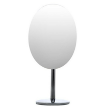 타원형 미용 거울, 실버 2개