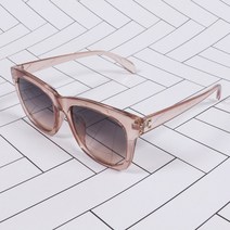 b우수HrNsa-6989u투명브라운_피치블랙투톤- 뿔테 클래식 선글라스_urTTa4355