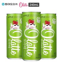 동아 오라떼 애플 240mlx15캔/성장기/칼슘/CCP/무탄산