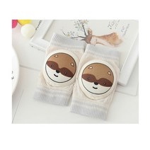 아기 무릎보호대 여름 용 메쉬 유아 백일 돌아기 돌선물, 그레이