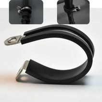 파이프 호스 튜브 고정 클램프 스텐 304 P클립 35mm