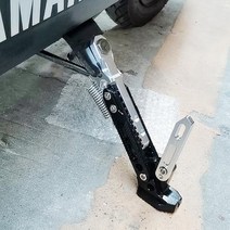 조정 가능한 전기 자전거 킥 스탠드 주차 랙 알루미늄 미끄럼 방지 사이드 풋 브레이스 서포트 사이클링 액
