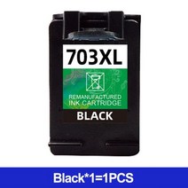 잉크호환리필 3 색 인쇄 헤드 잉크 카트리지 HP K510A D730 F735 K109A K109G K209A K209G 용 재제조된 703 블랙 A + 1, 1BK1BK