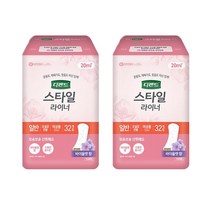 디펜드 여성 스타일라이너 바이올렛향 일반32Px2팩 /요실금