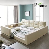 리나 범퍼 패밀리침대+솔리드7존40T독립매트리스Q+SS, 그레이