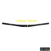 일체형핸들바 u바 티티바 픽시라이저바 카본드롭바 불혼바dodici 9도 탄소 산악 핸들 바 31.8mm 690mm 720mm 740mm 760mm 핸들 바 ud 매트 124, 노란색 740mm