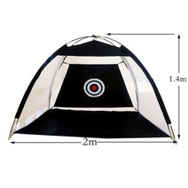 가정용스크린골프 스윙연습 옥상 실내골프연습장 실내 12m 그물 텐트 타격 케이지 정원 초원 텐트 훈련 장비 메쉬 야외, 2m 블랙