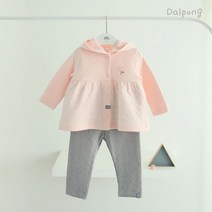 달퐁 신생아용 코랄 플라워 보온상하