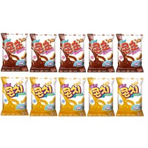 크라운 콘초코 52g x 5p + 콘치즈 52g x 5p 세트, 콘초66gX5봉+콘치66gX5봉