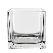 캔들 용기 사각 투명 300ml/젤왁스 티라이트 홀더